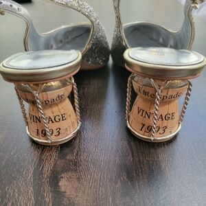 Kate Spade Champagne Cork Heels